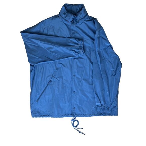 1-87 BALENCIAGA Men's Windbreaker Jacket Light Blue Medium/38